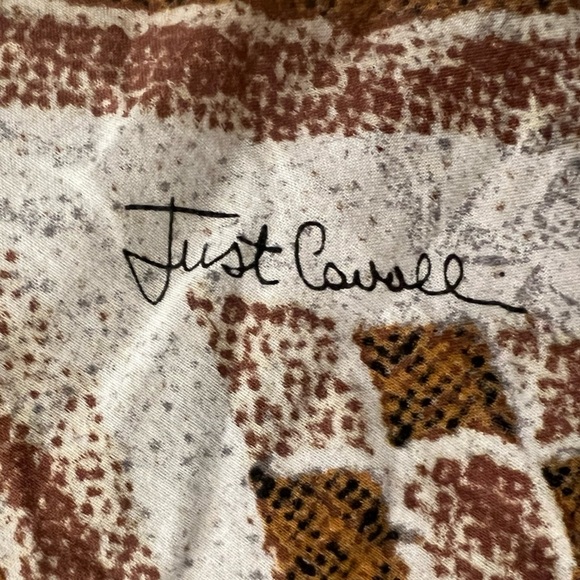 Just Cavalli tunic shirt size medium bohemian print - Picture 4 of 5